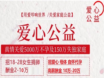 新乐捐卵助孕生子 爱心志愿者招募